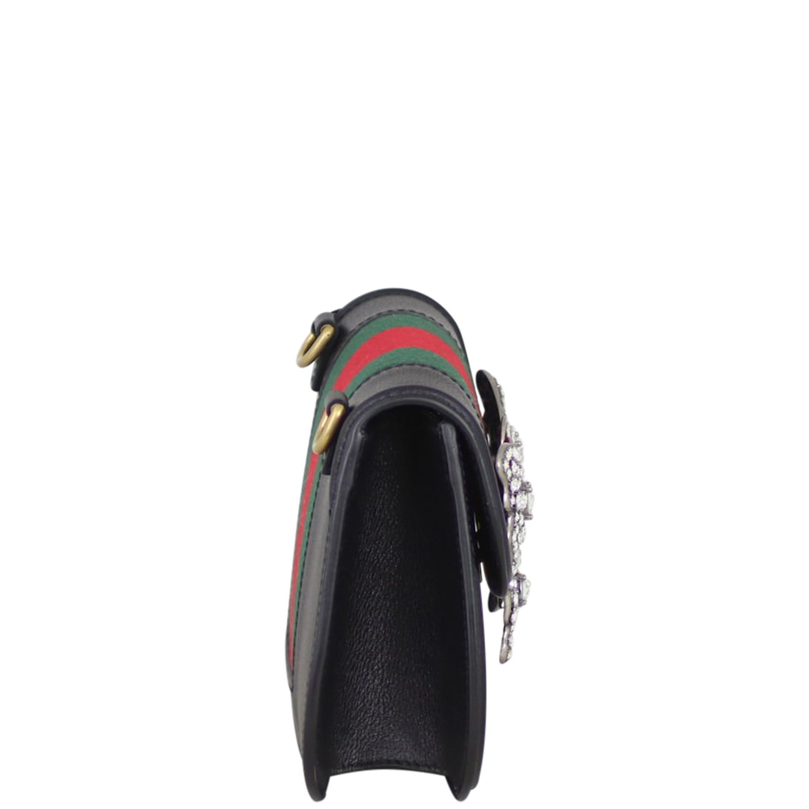 Gucci Small Linea Crystal Butterfly Shoulder Bag