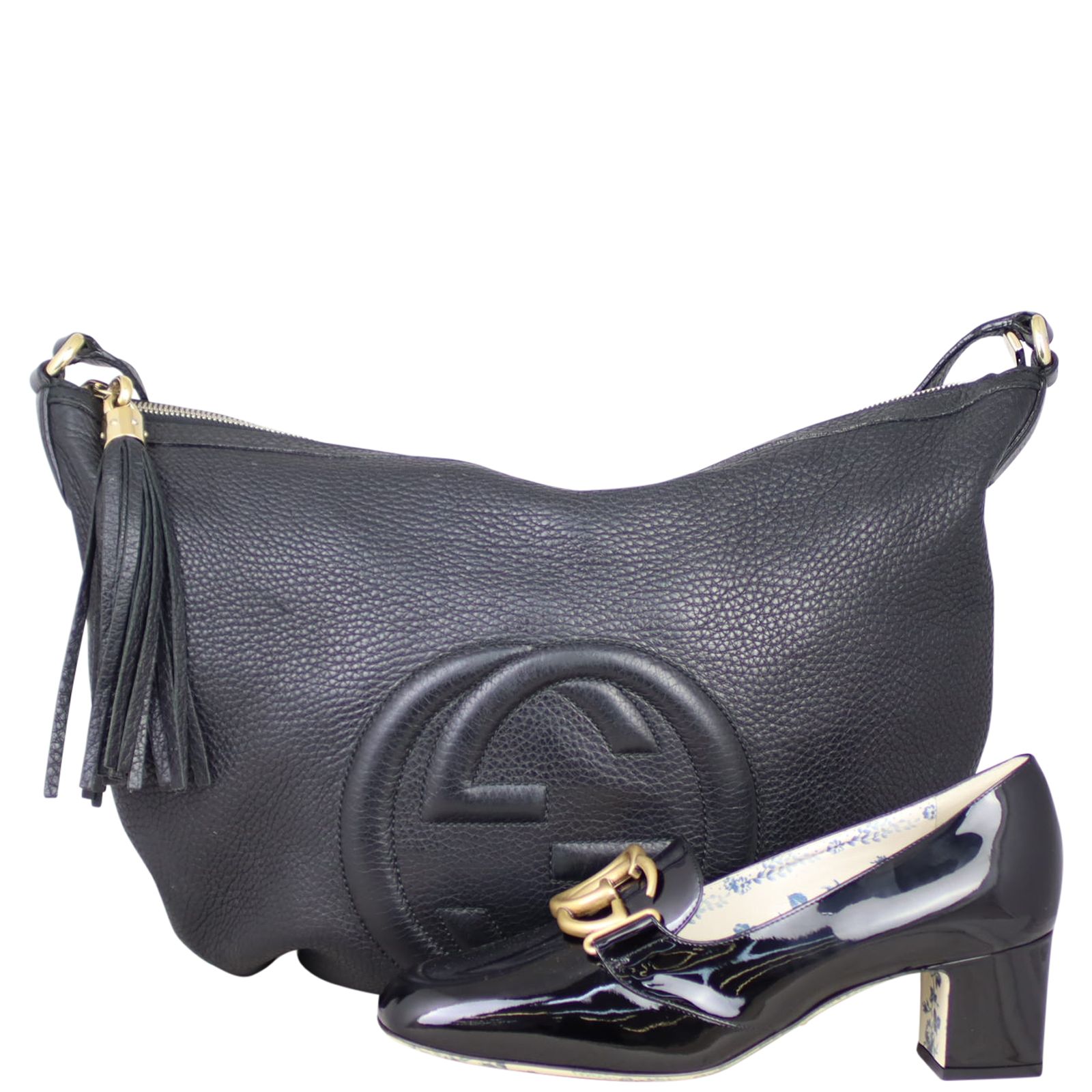 Gucci Soho Half Moon Messenger Bag