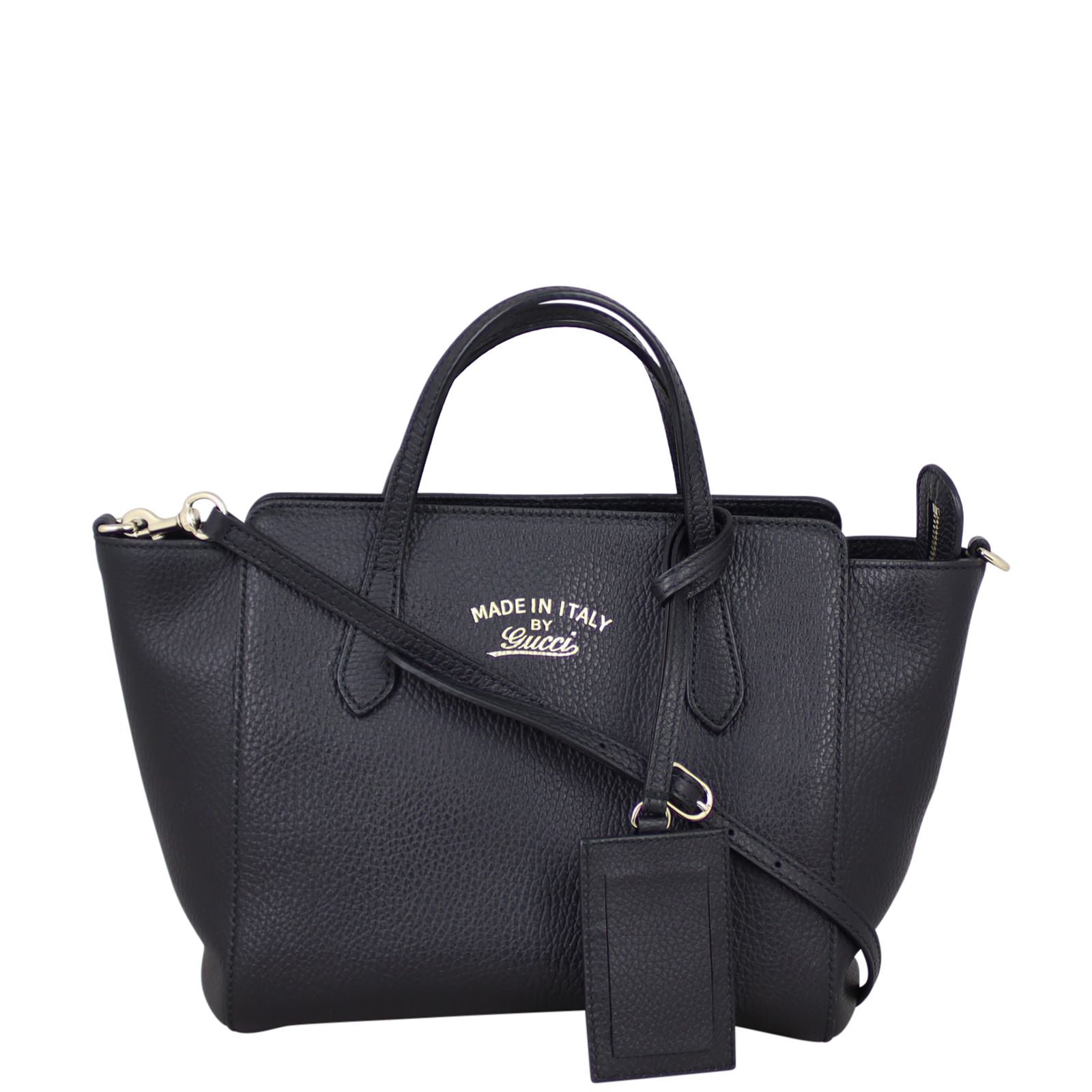 Gucci swing medium leather tote sales