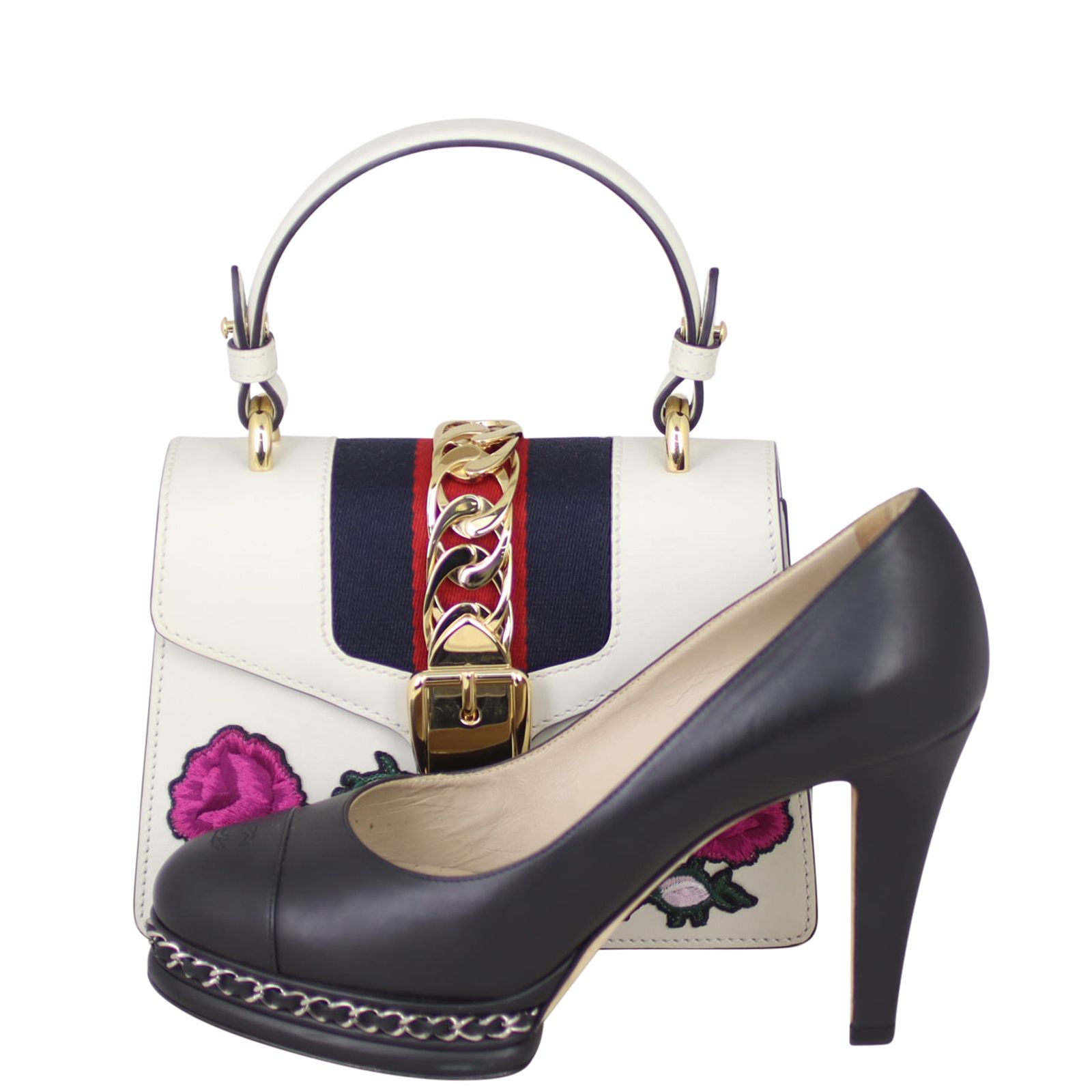 Gucci sylvie embroidered shop