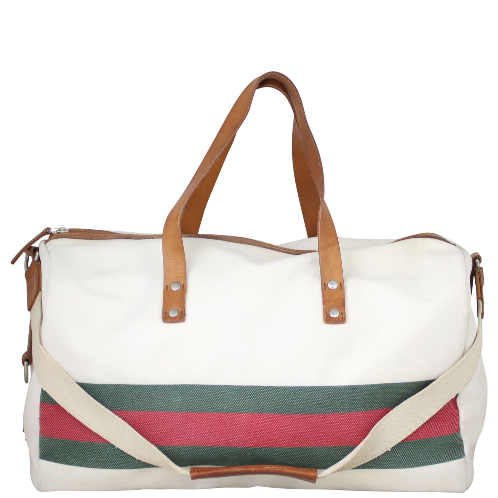 Gucci Vintage Canvas Duffle Bag