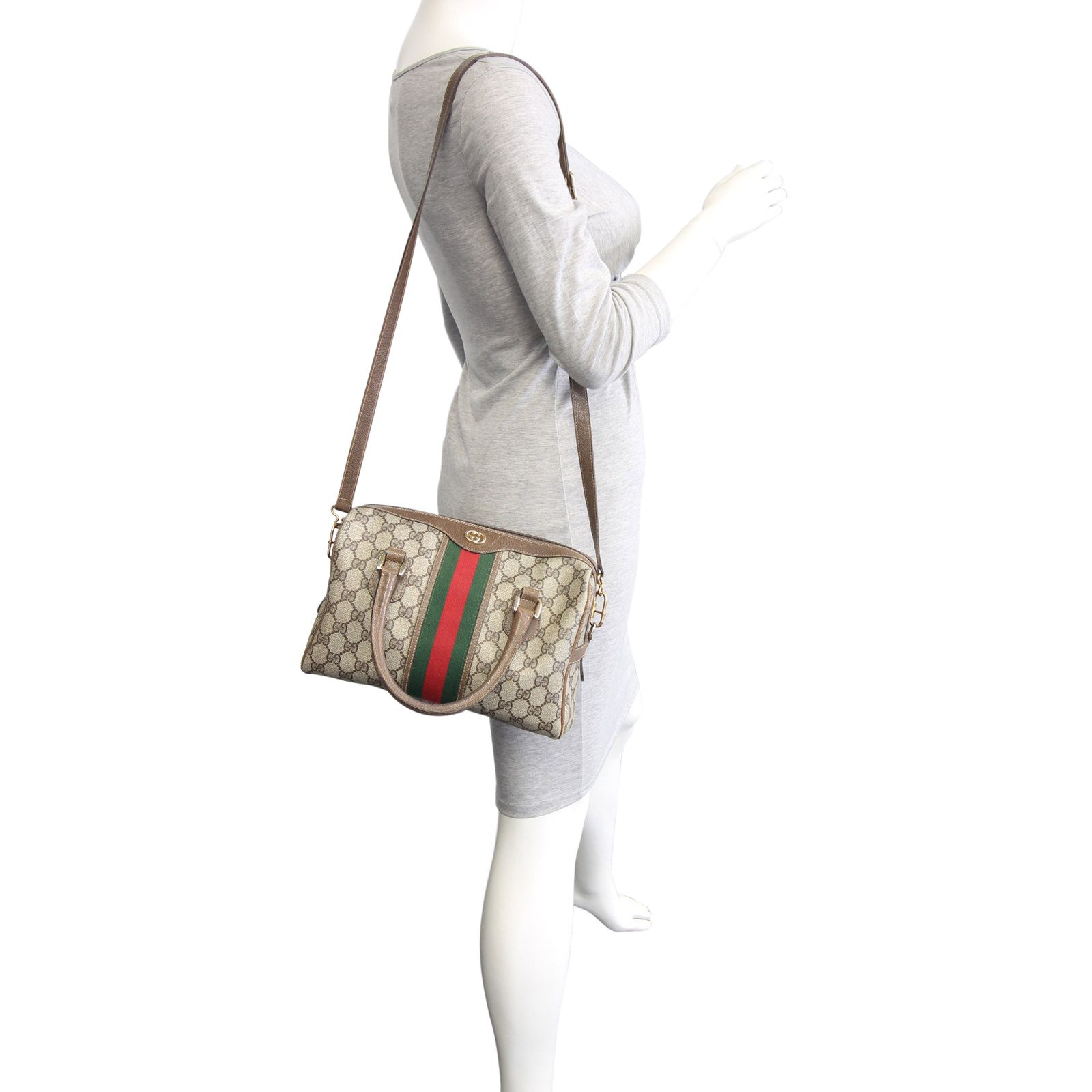 Gucci Vintage Web Bowling Bag
