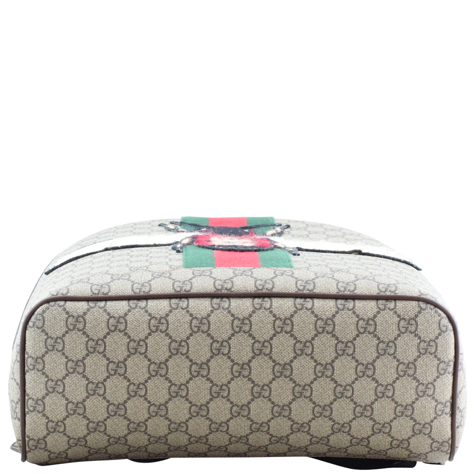 Gucci Web Animalier Backpack with Bee