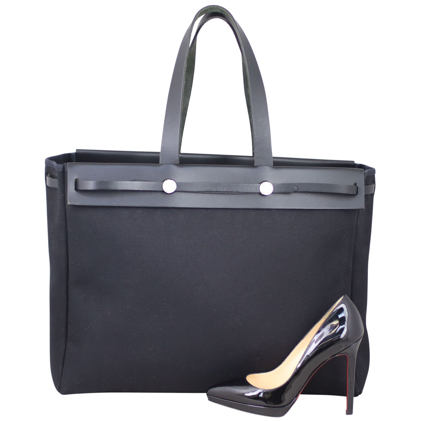 Hermes Toile Herbag Cabas MM