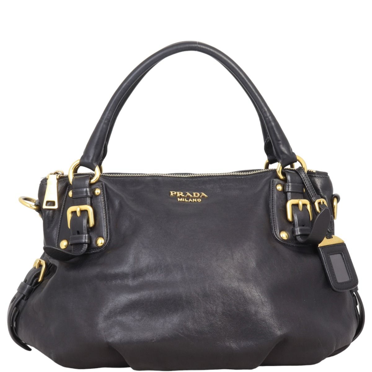 Prada calf leather tote bag sale
