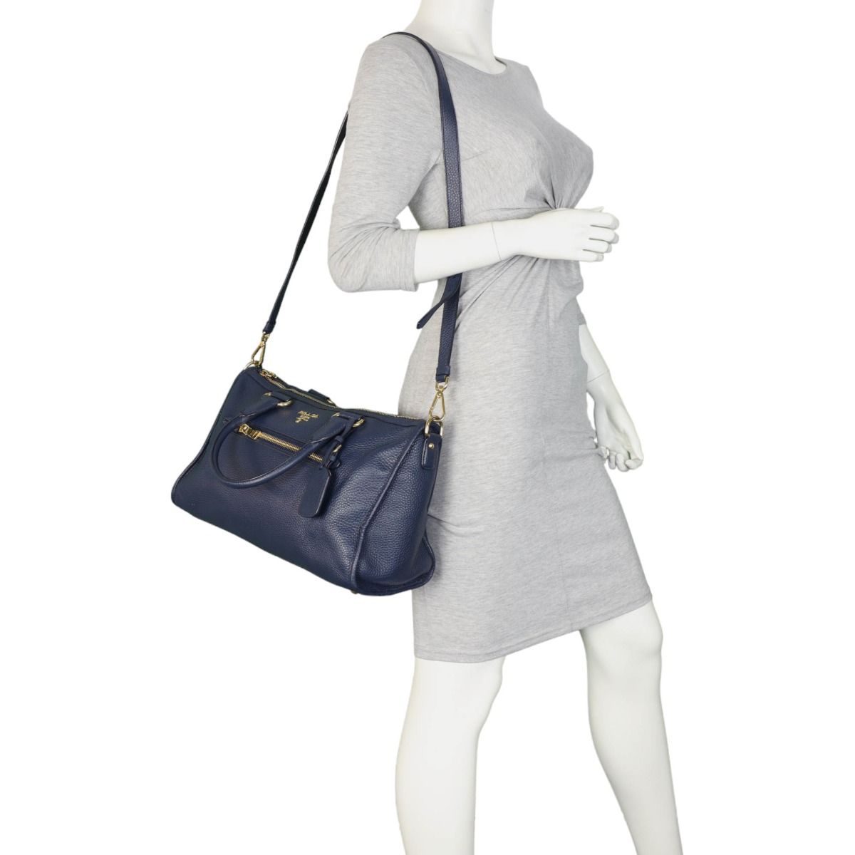 Prada bauletto vitello daino new arrivals