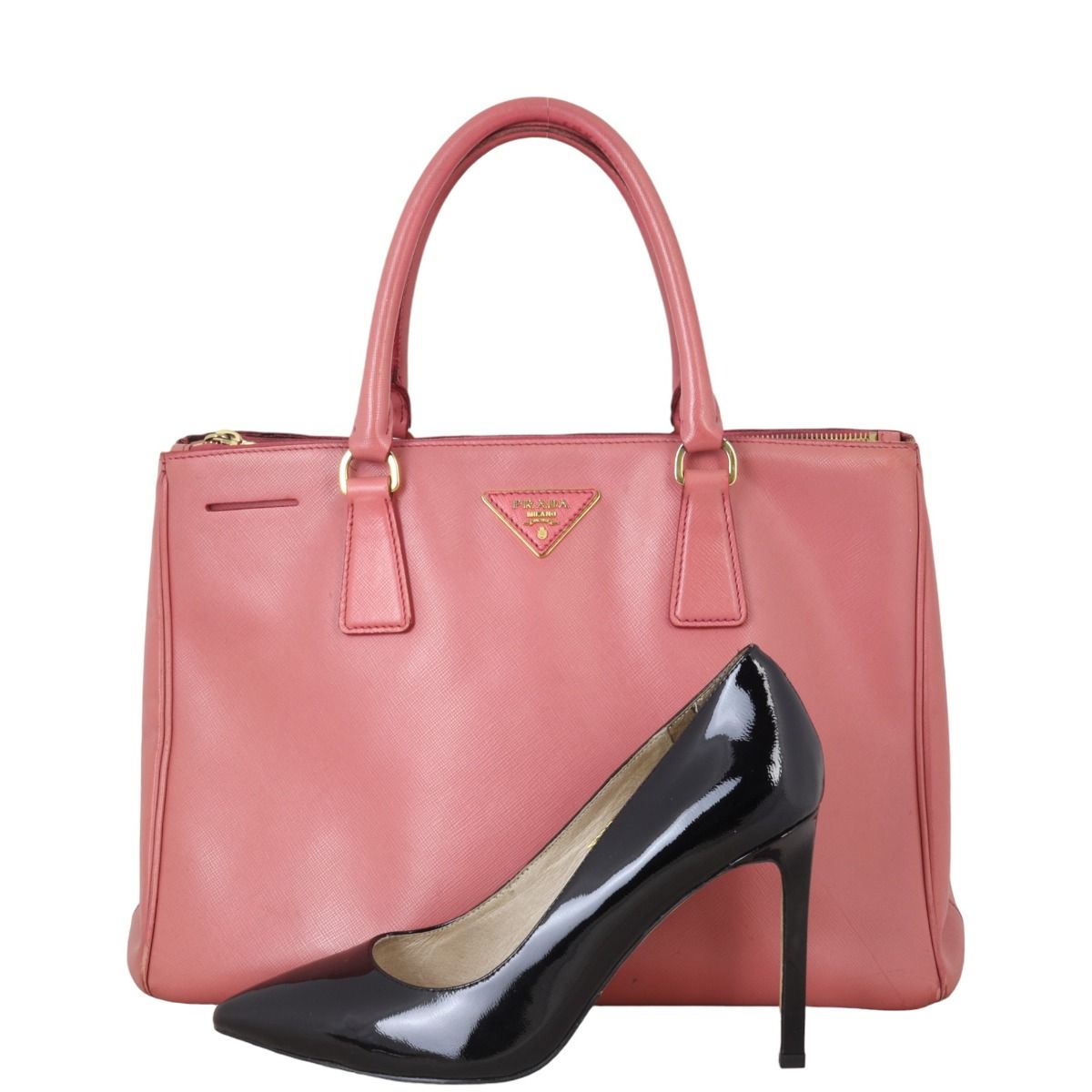 「#期間限定」のおすすめ人気ランキング Galleria Lux Saffiano Prada Double Medium Tote Zip 帽子