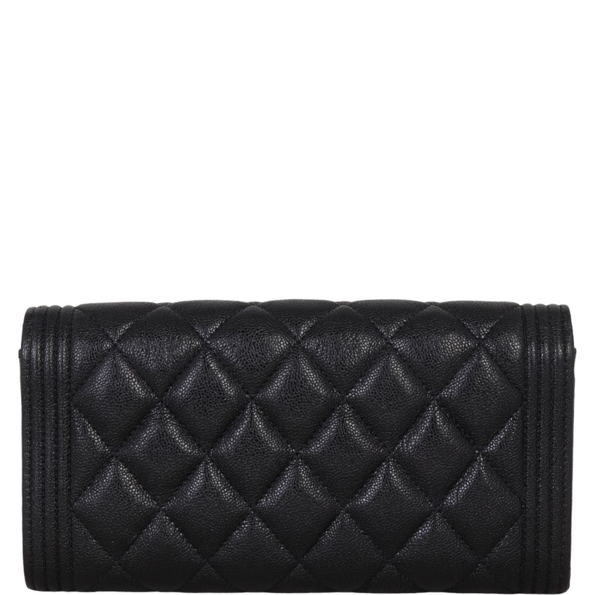 Boy chanel long flap wallet price sales