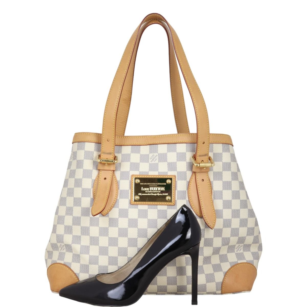 Louis vuitton damier azur hampstead mm 2025