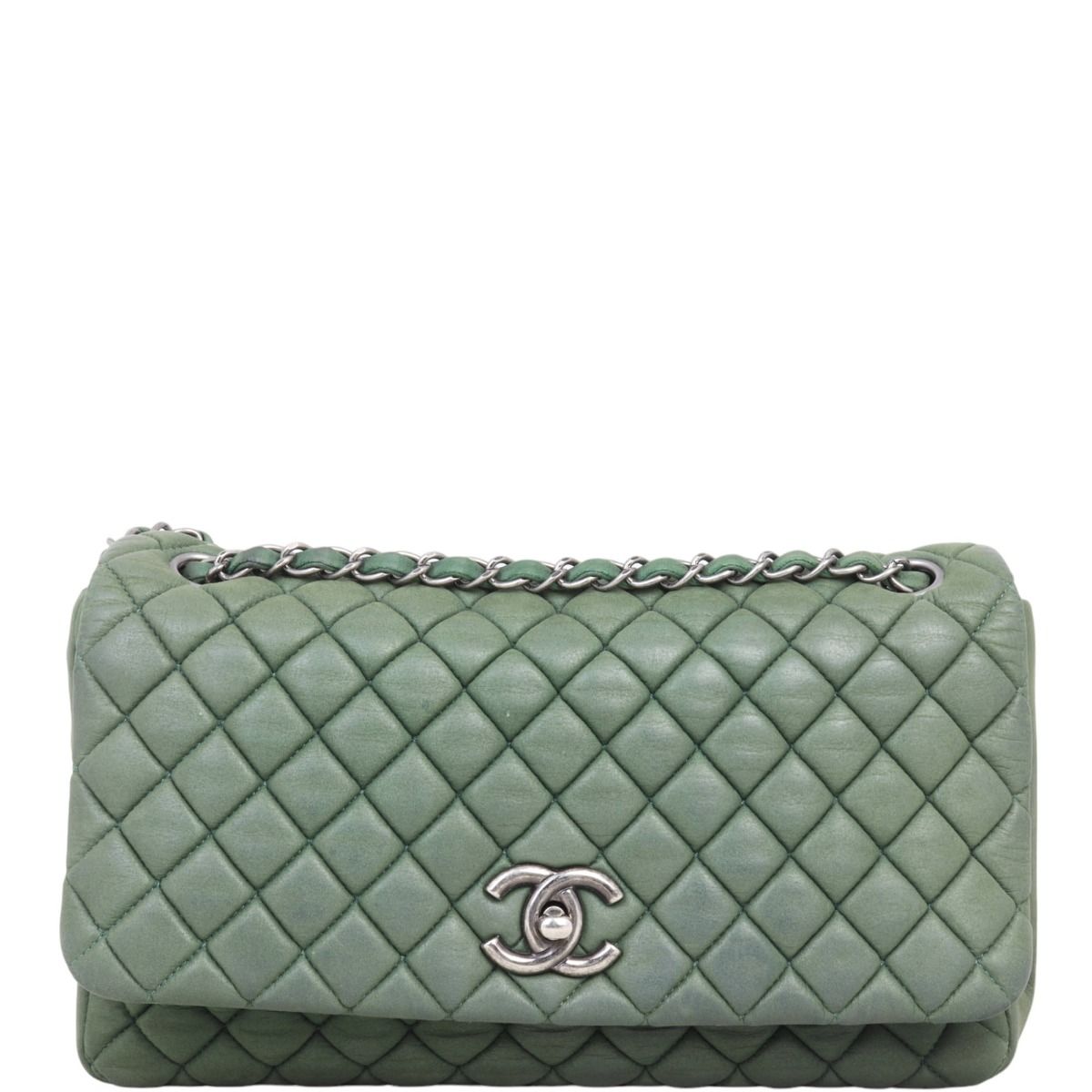 Green chanel outlet bag
