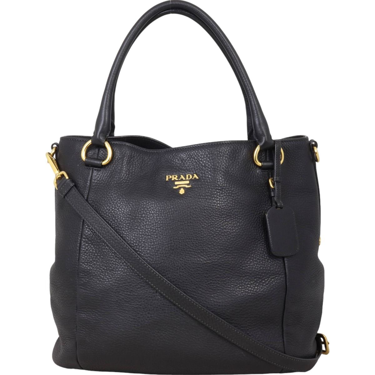 Prada vitello daino tote bag deals