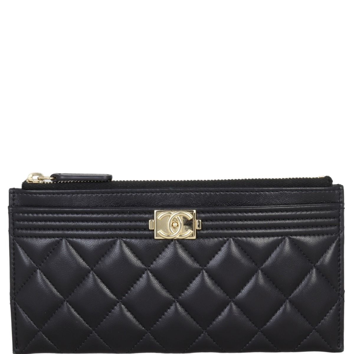 Chanel zip pouch on sale