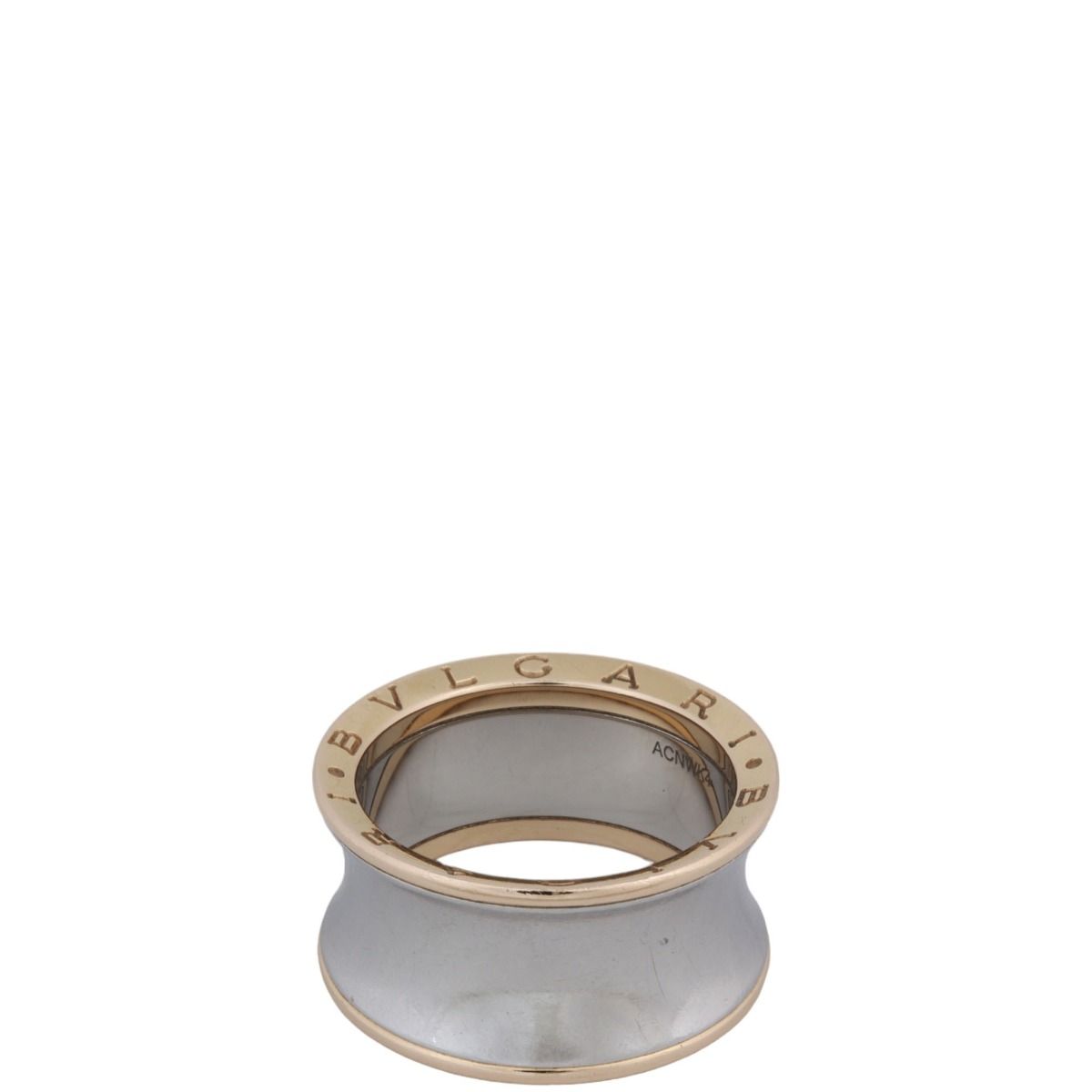 Bvlgari stainless steel ring top