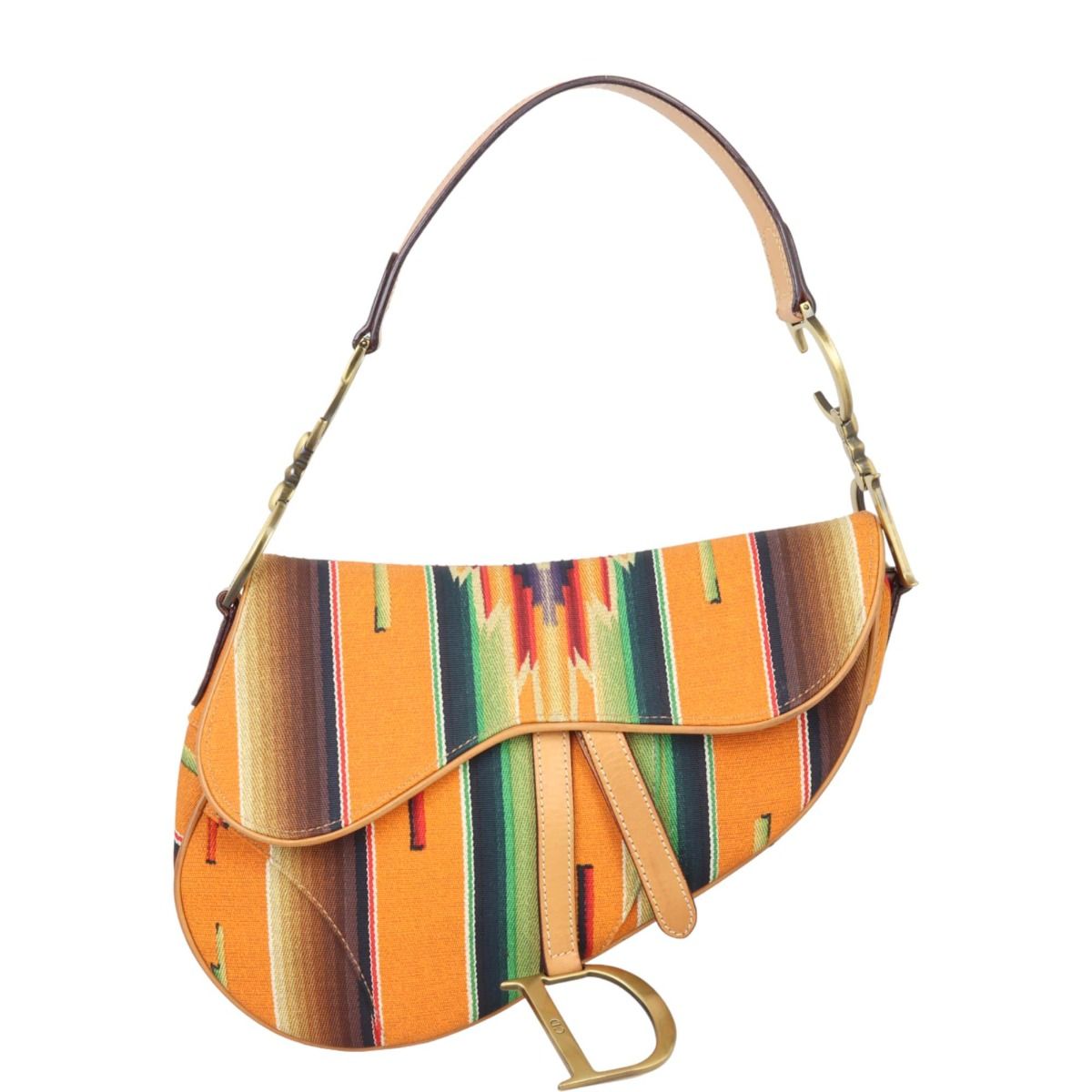 Dior Vintage Saddle Bag Canvas
