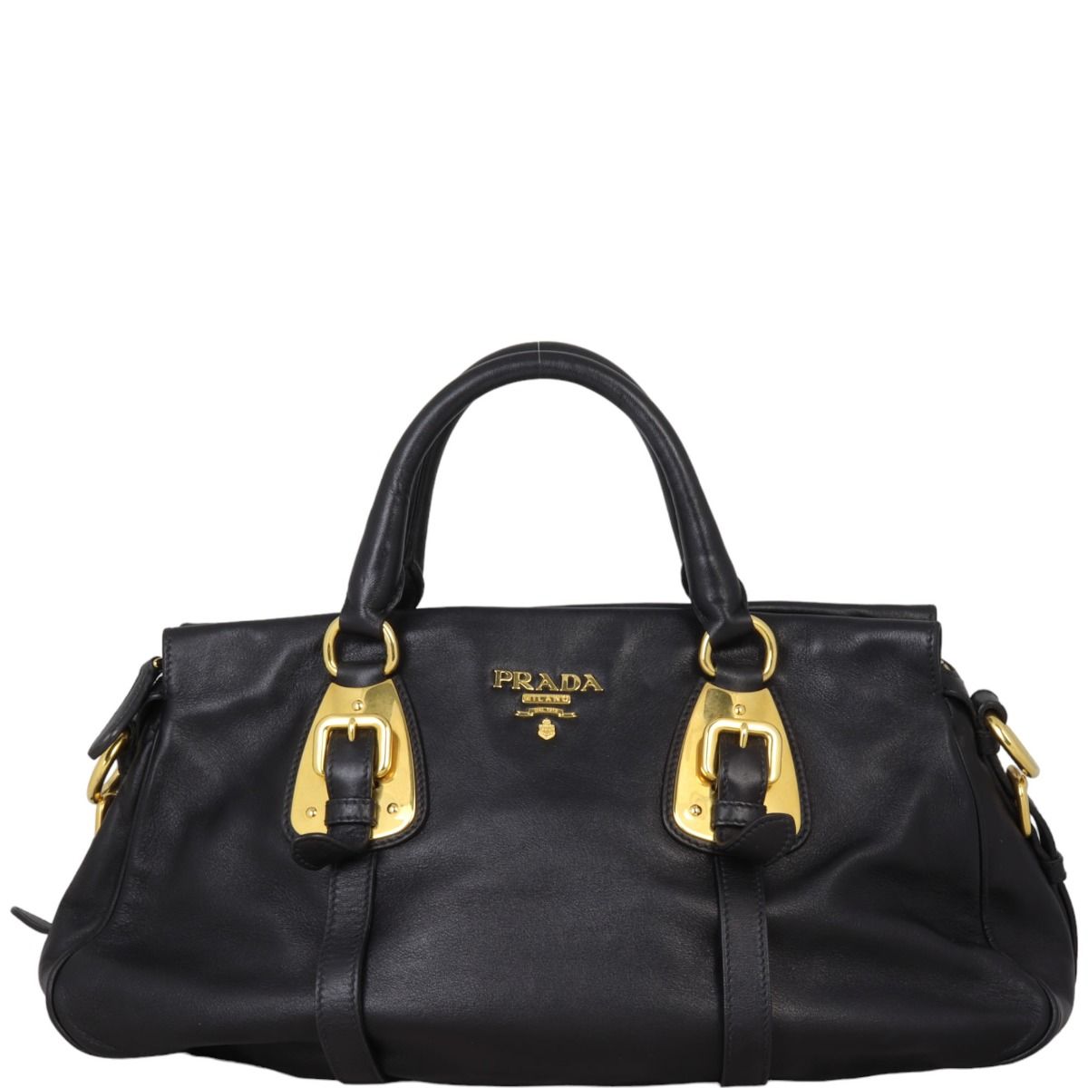 Calf leather bag prada on sale