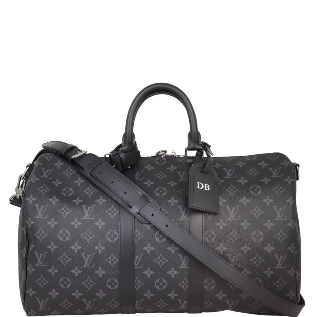 Louis vuitton keepall 45 monogram eclipse best sale