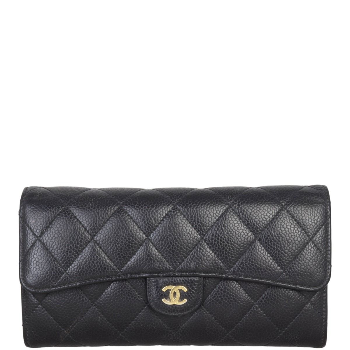 Chanel Classic Flap Long Wallet Caviar