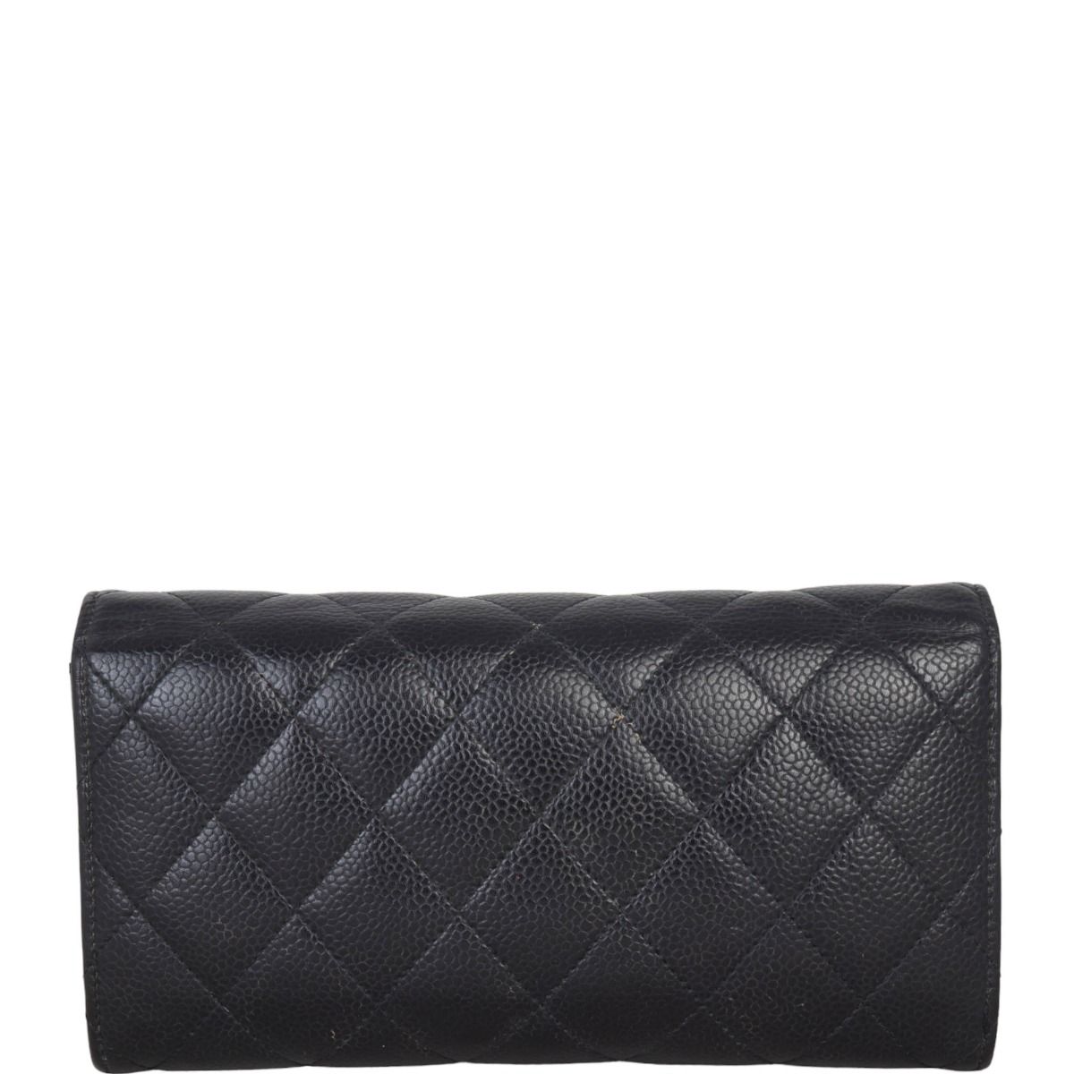 Chanel classic hotsell flap long wallet