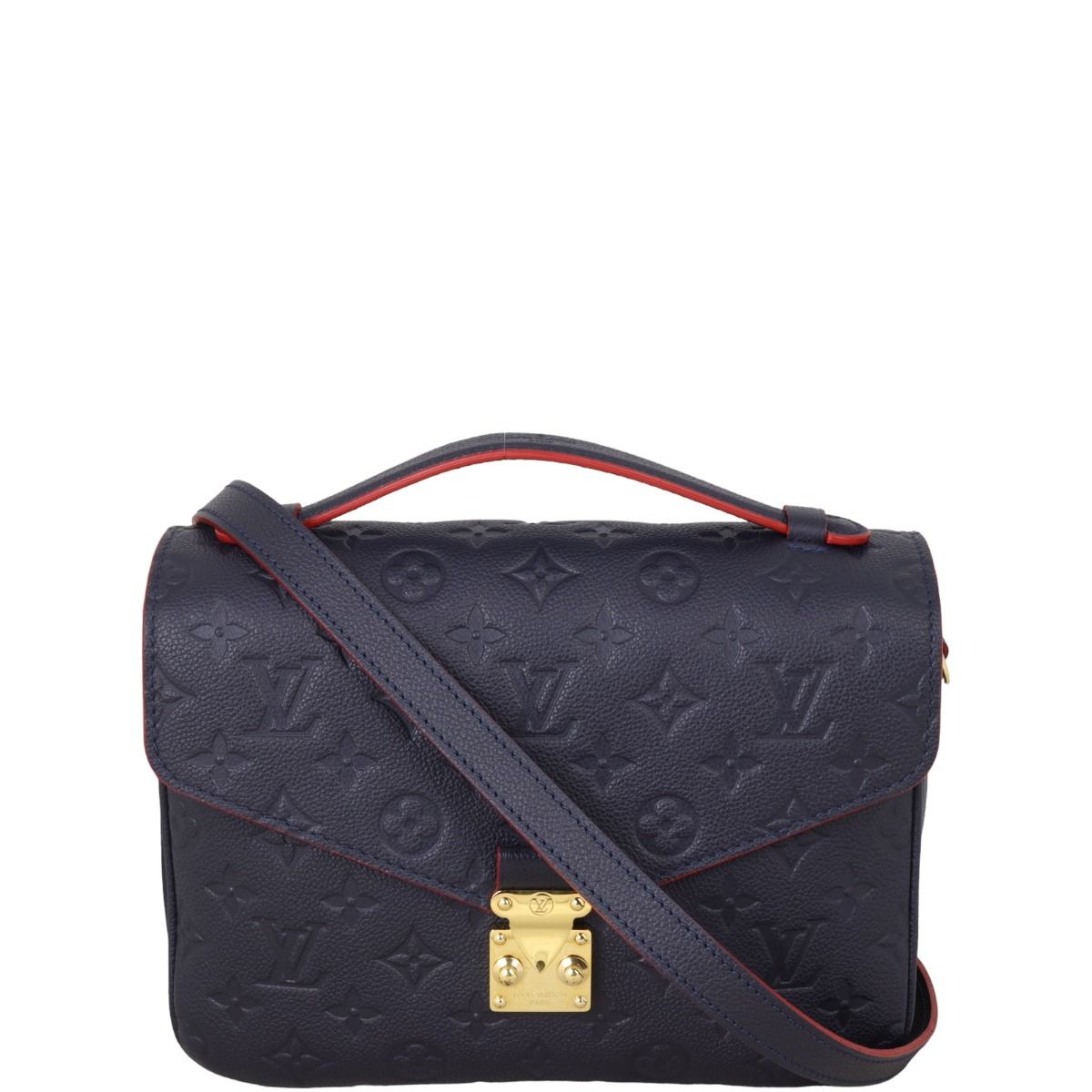 Louis vuitton metis pochette empreinte noir on sale