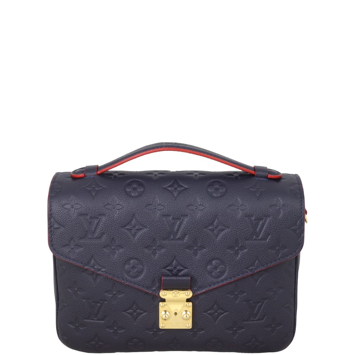 Louis vuitton empreinte pochette metis marine rouge top