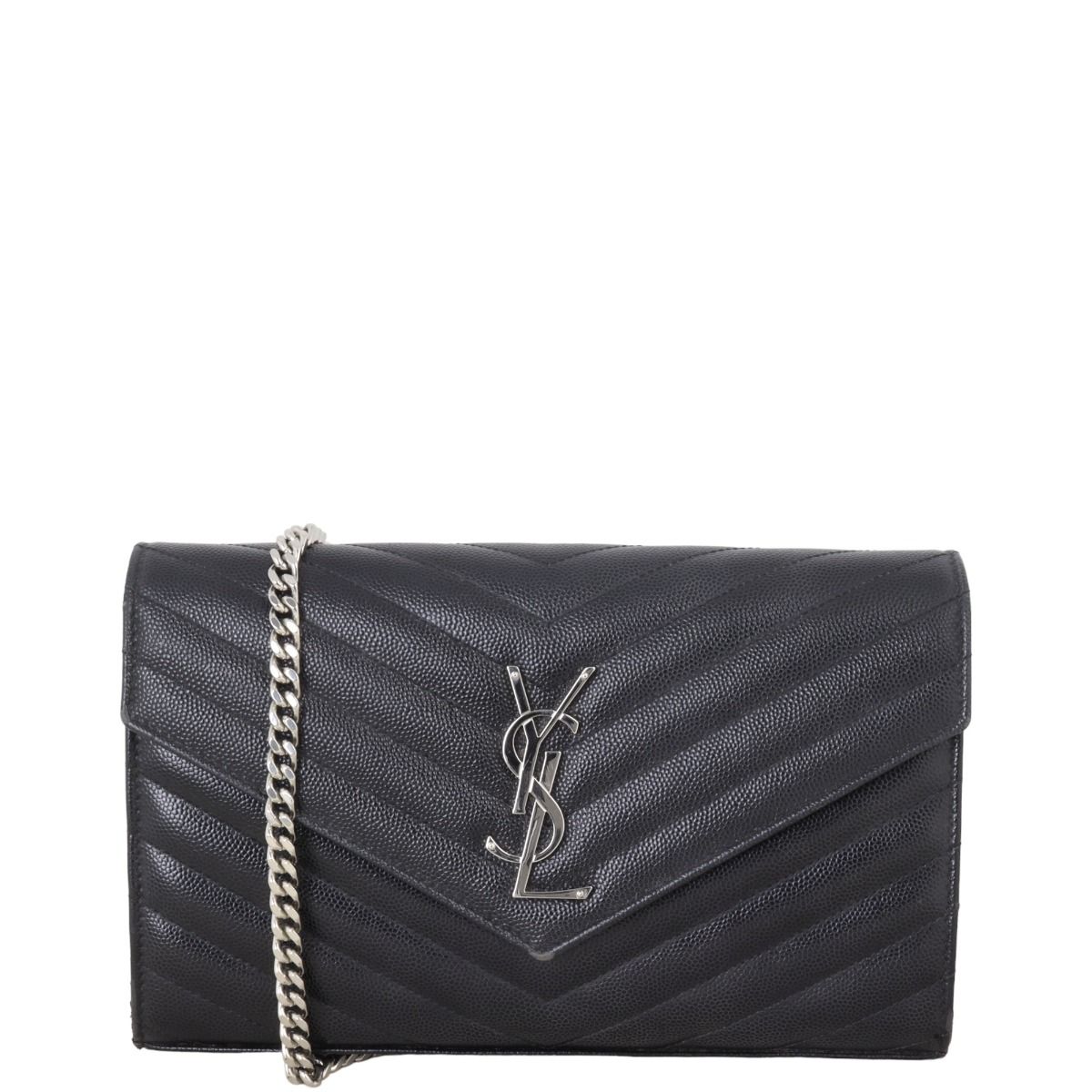 Ysl quilted wallet on chain cheap