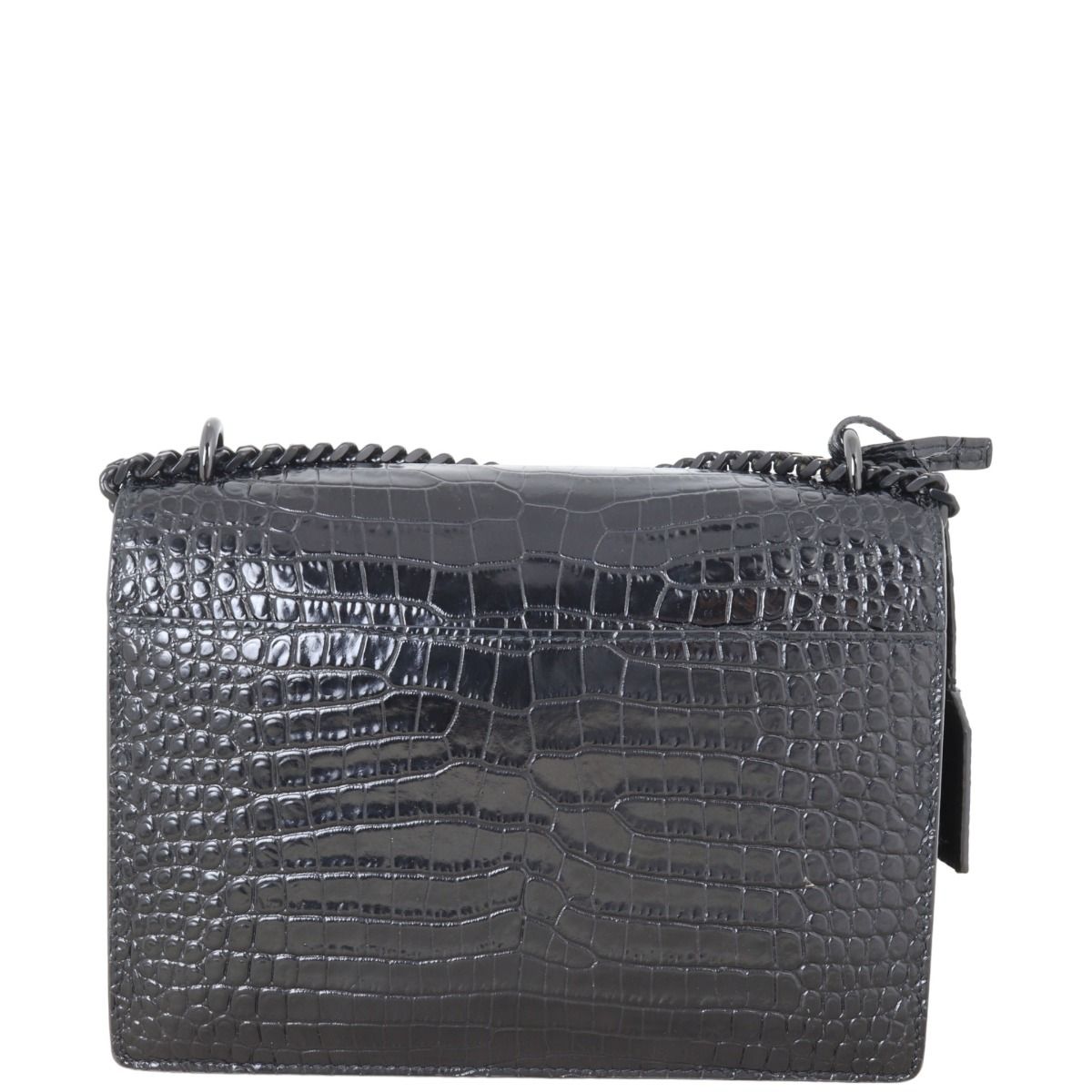 Saint laurent sunset medium croc new arrivals