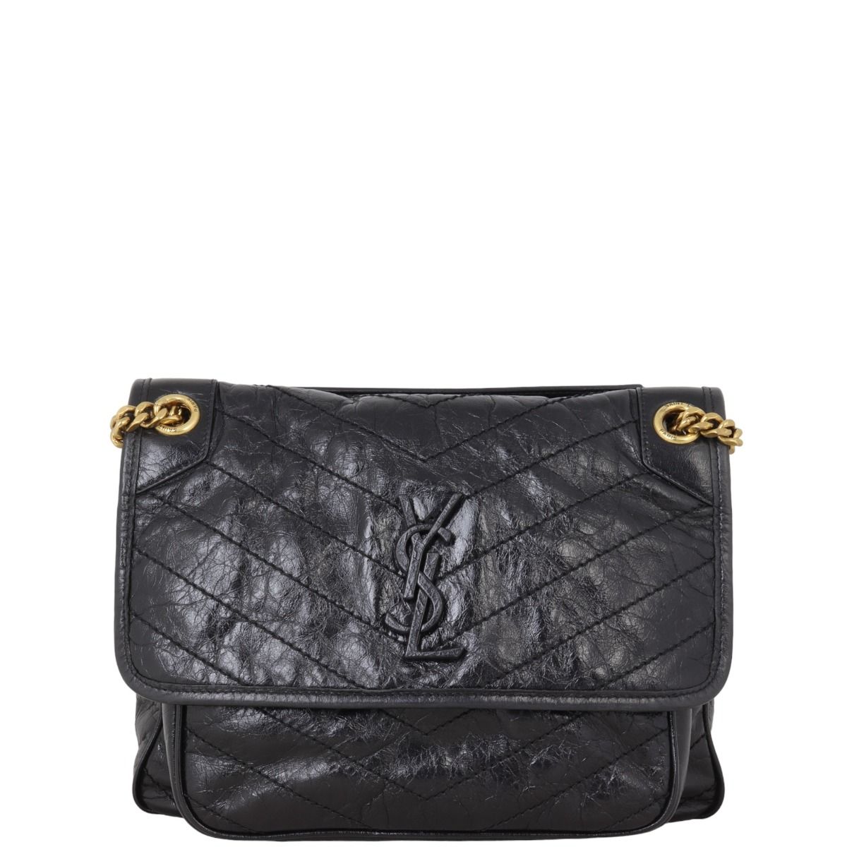 Saint laurent medium niki leather shoulder bag shop