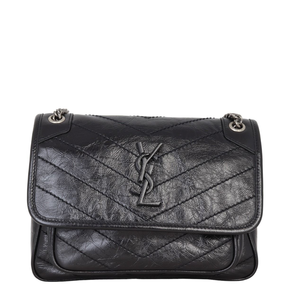 Medium niki monogram leather bag top