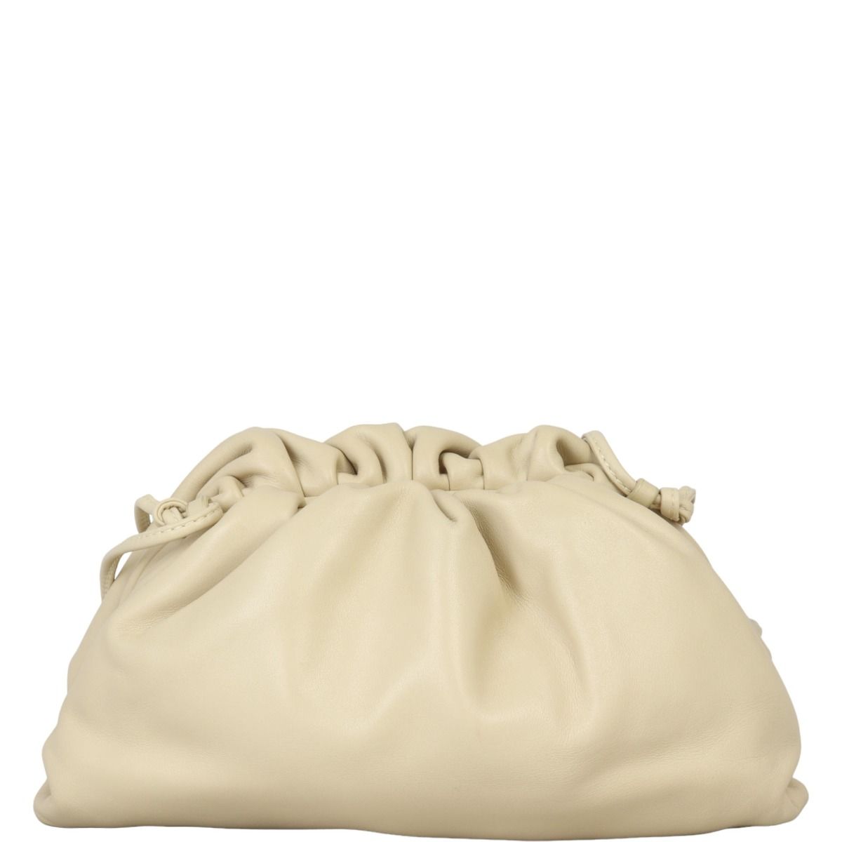 Bottega veneta mini pouch white on sale