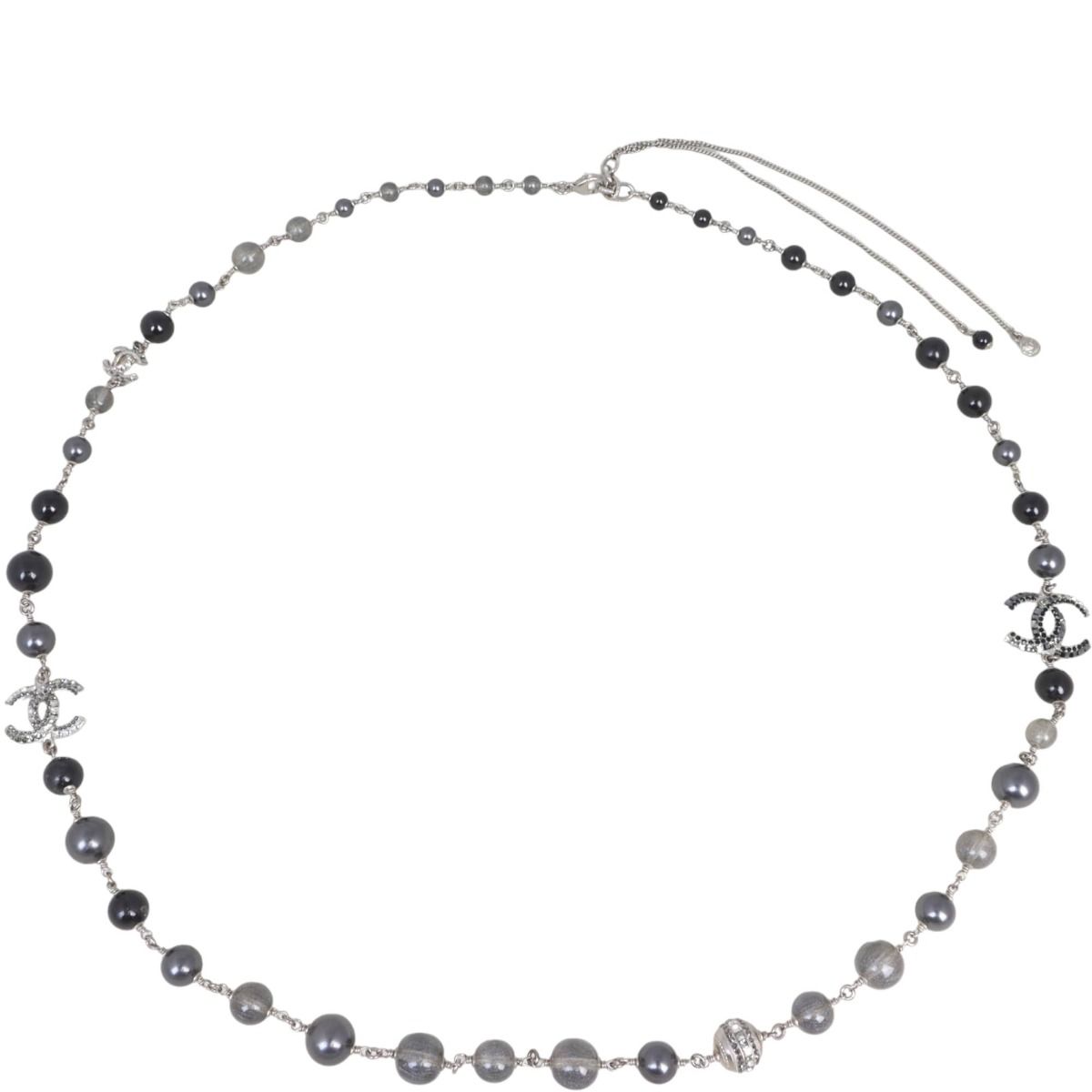 Chanel double cc shop necklace