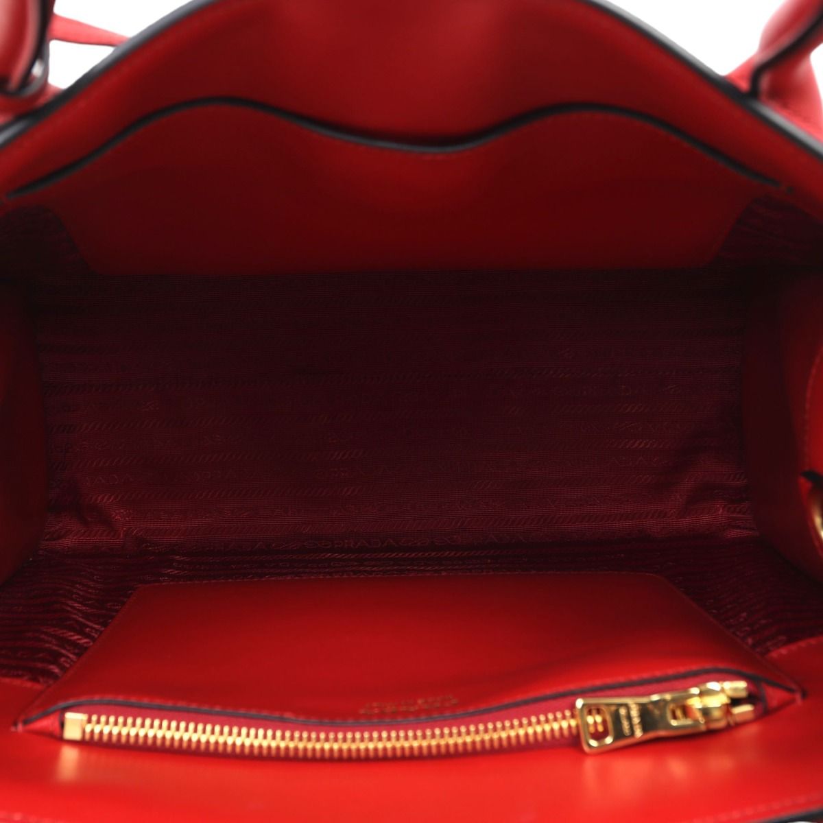 Prada red interior bag sale