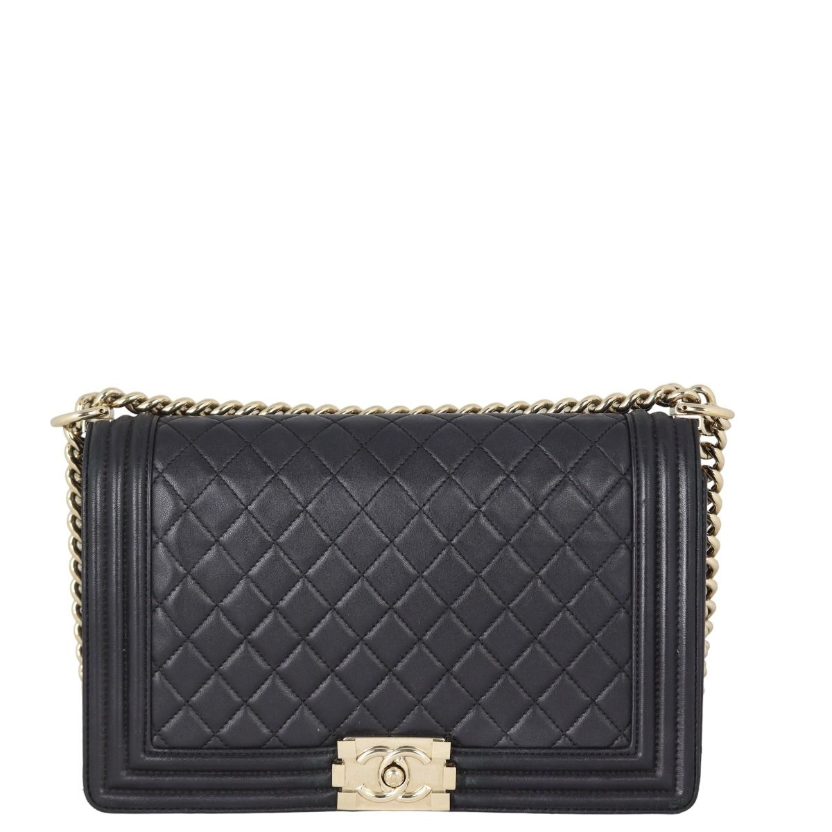Chanel Boy New Medium Black 22 Series