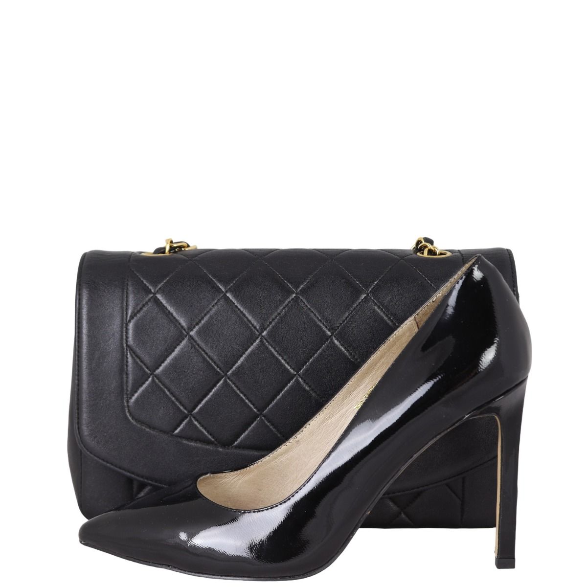 Chanel Diana Flap Bag Vintage Black