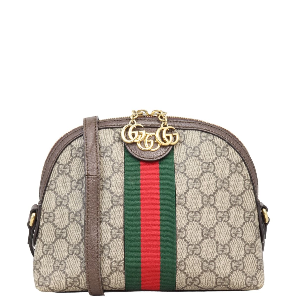 Gucci vintage supreme canvas shoulder bag shop