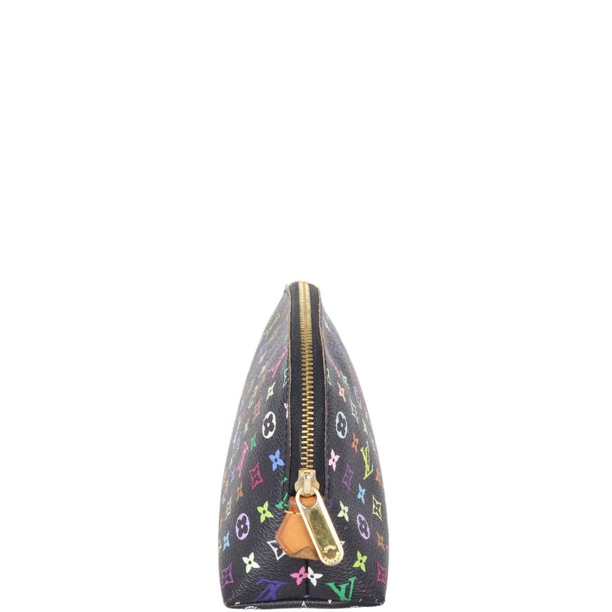 Louis Vuitton Black Monogram Multicolor Grenade Cosmetic Case
