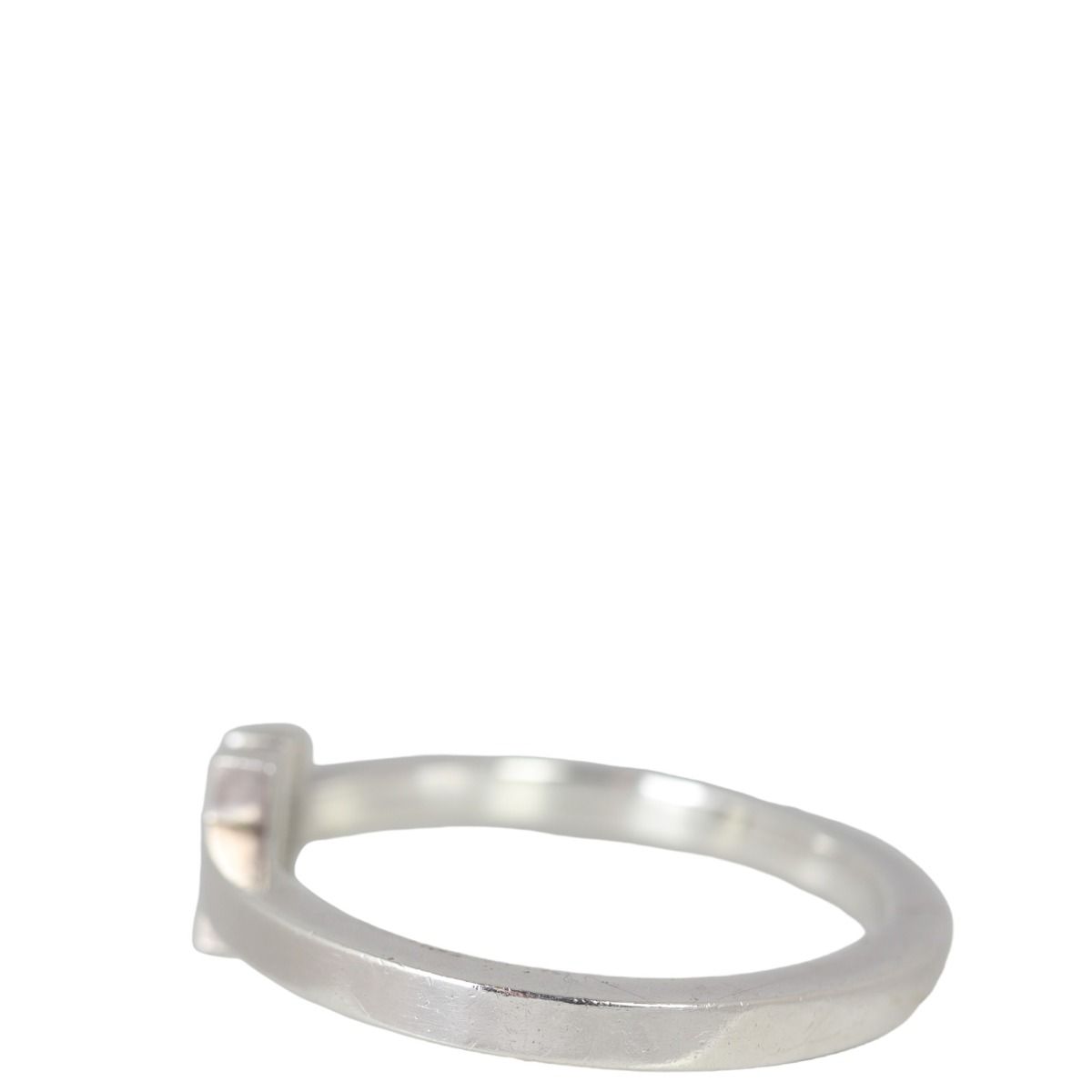 Tiffany t square bracelet silver top