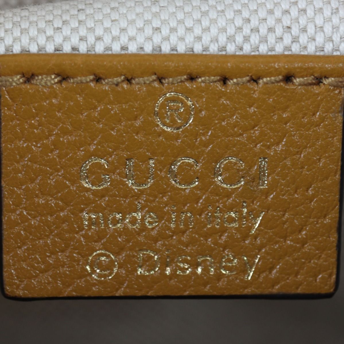Gucci X Disney Bucket Bag Mini Gg Supreme Mickey Mouse Beige