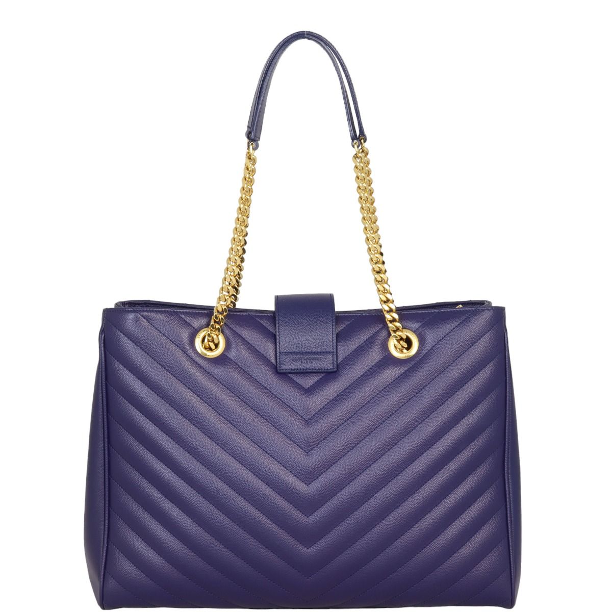 Ysl best sale chevron tote