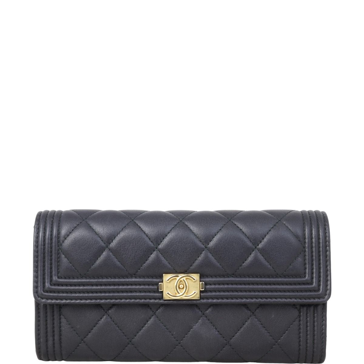 Chanel boy long wallet discount