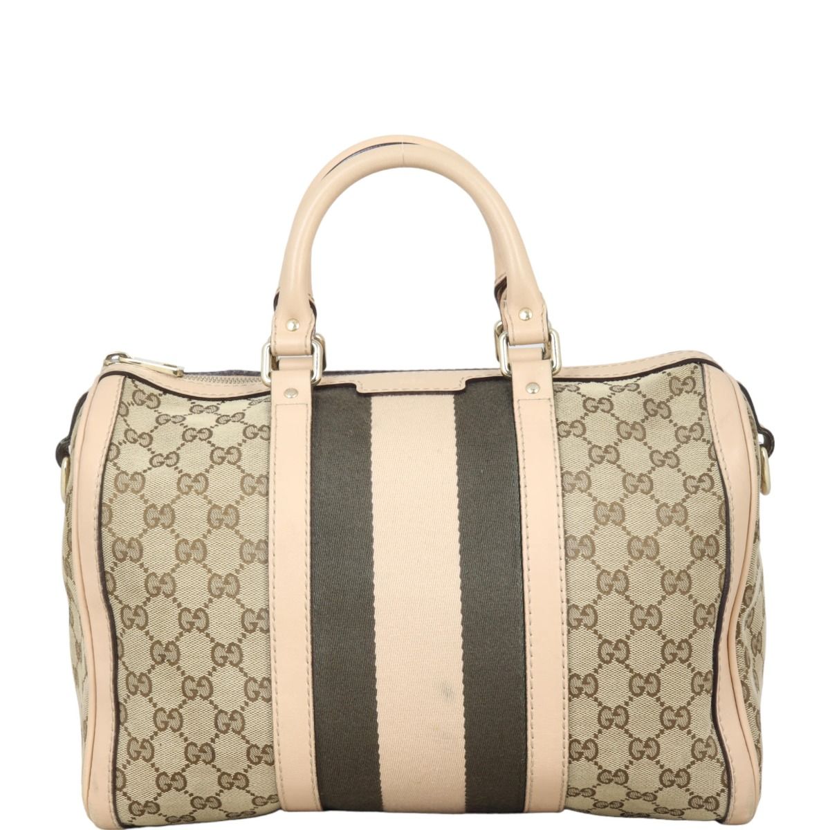 Gucci Vintage Web Original GG Boston Bag Medium