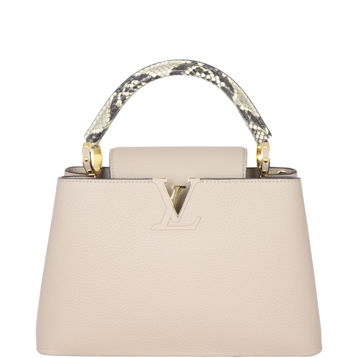 Louis vuitton capucines python discount handle