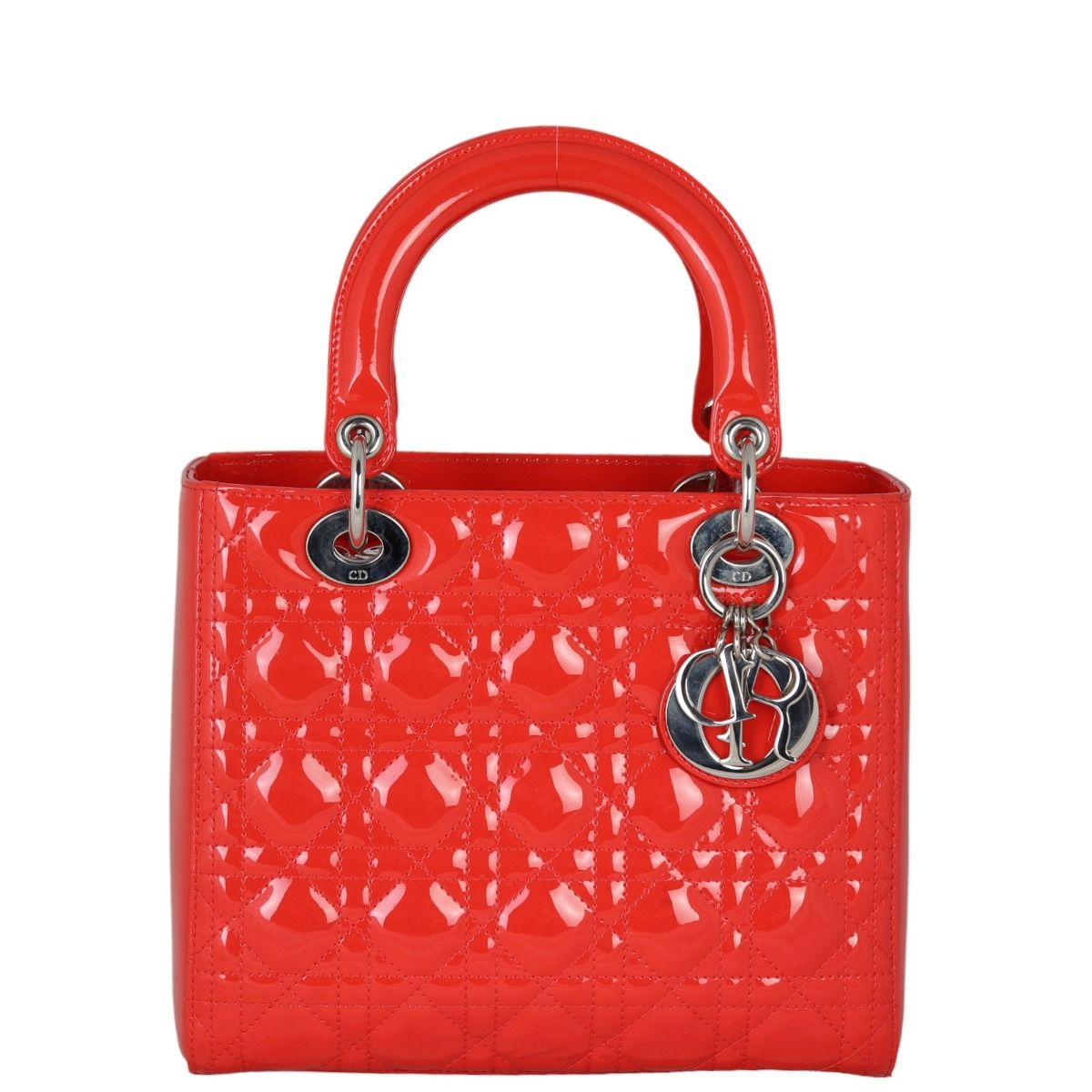 Lady dior clearance medium patent