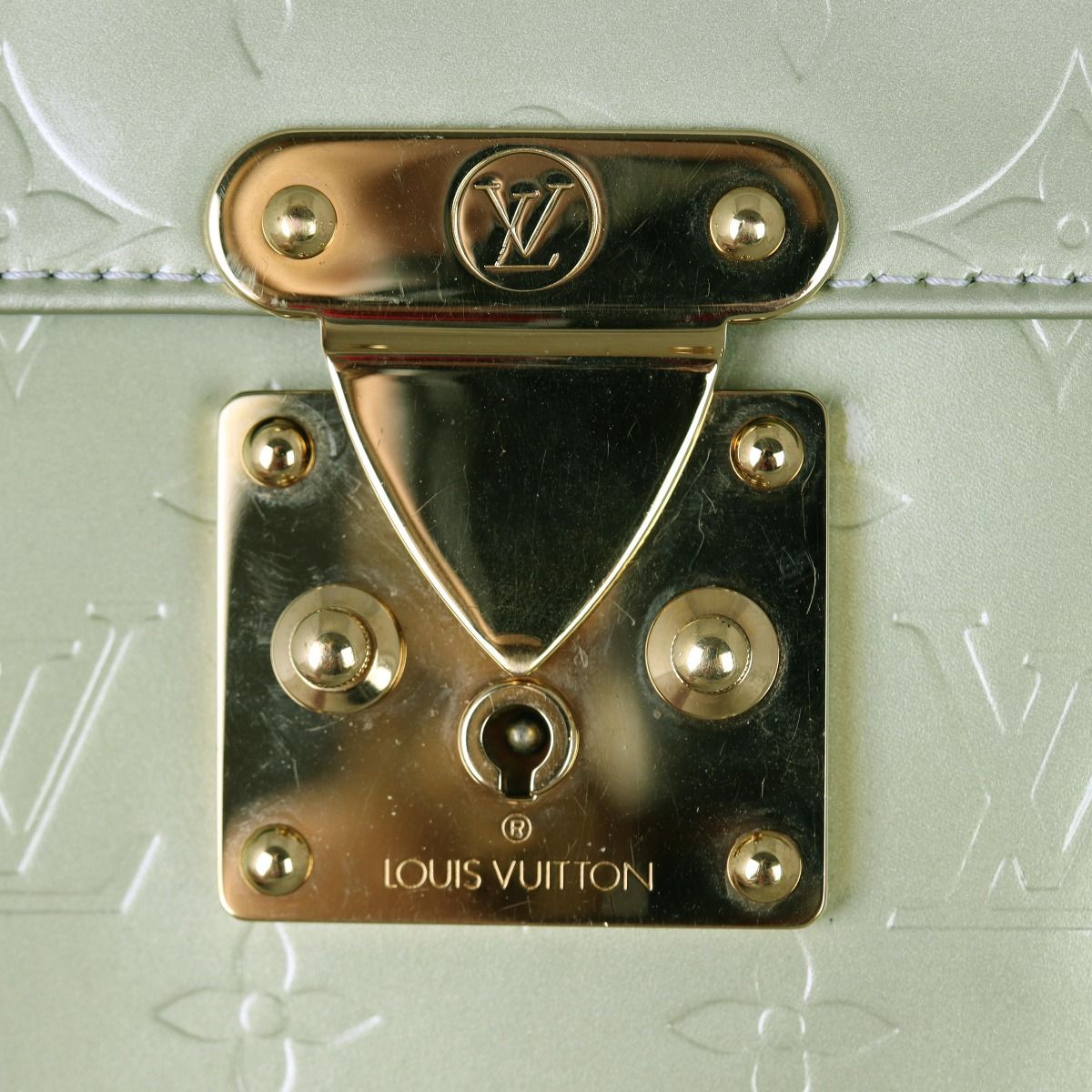 M90454 Louis Vuitton 2019 Monogram Vernis Spring Street-Cream