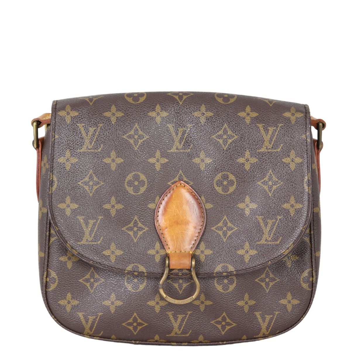 Louis Vuitton Brown Monogram Saint Cloud MM Leather Cloth ref