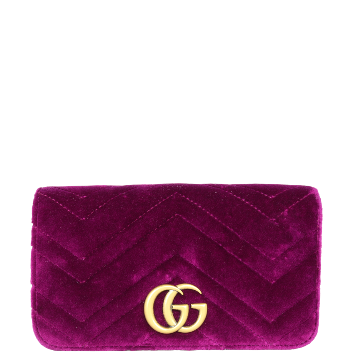 Gucci GG Marmont Velvet Super Mini Shoulder Bag