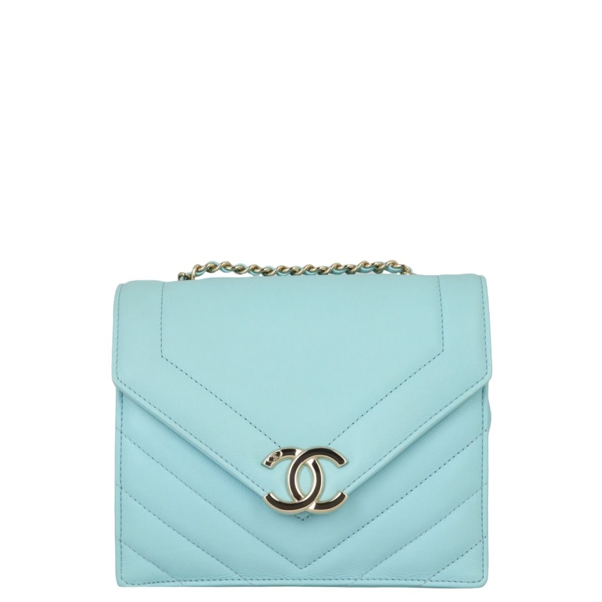 Chanel envelope clutch hotsell with chain