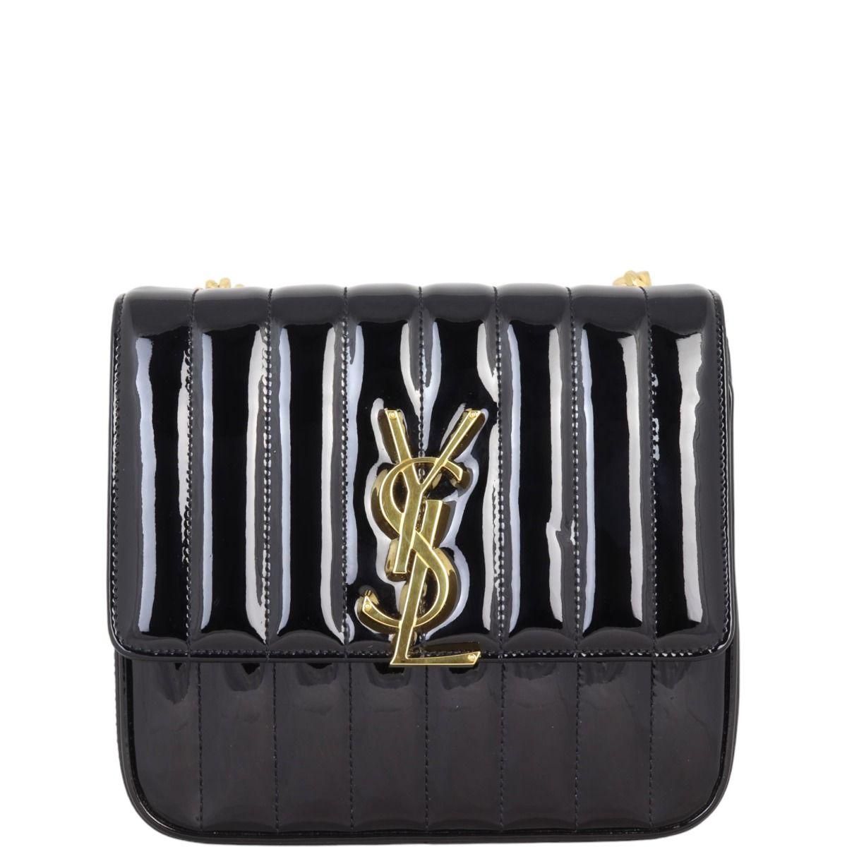 Ysl vicky patent sale bag