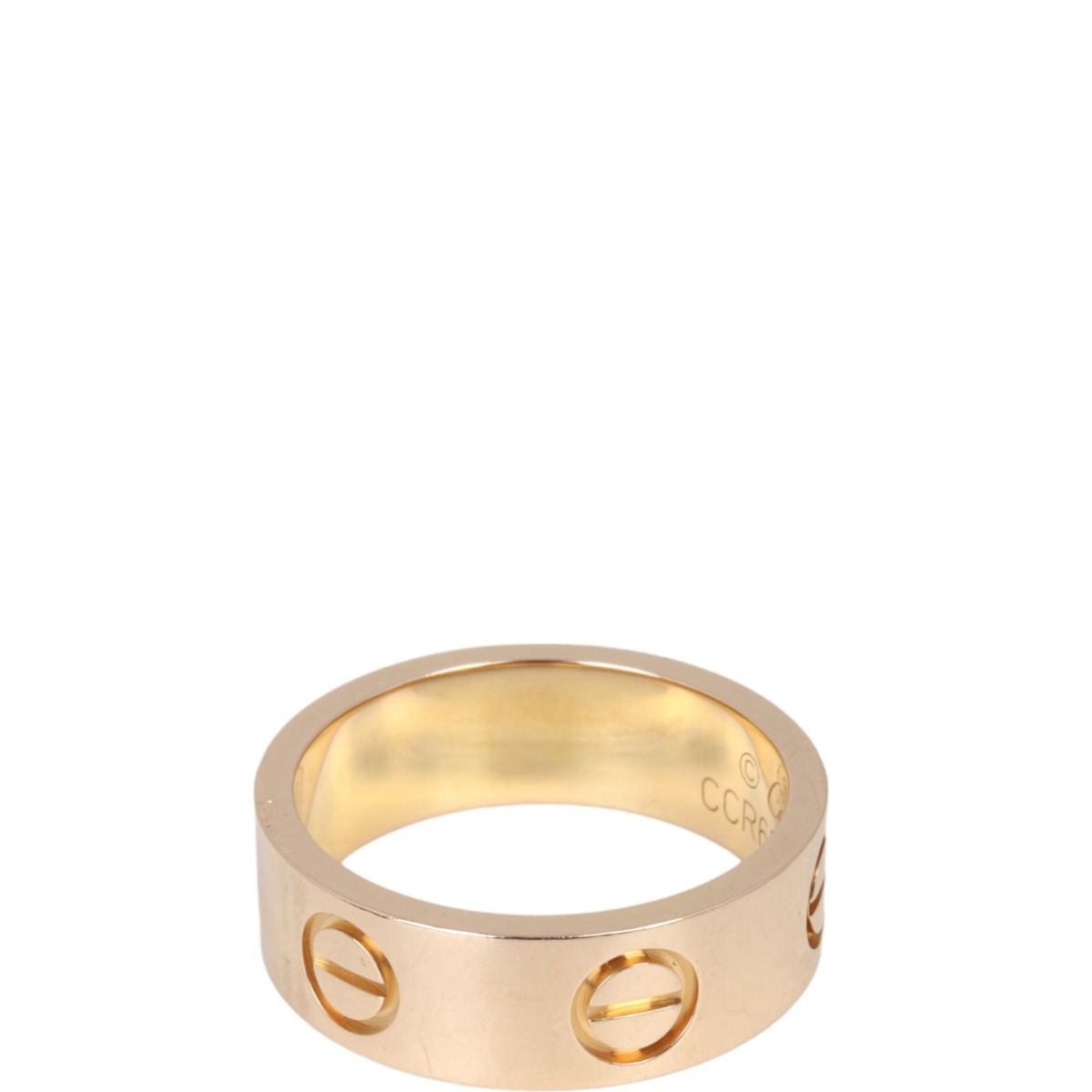Cartier rose gold ring top