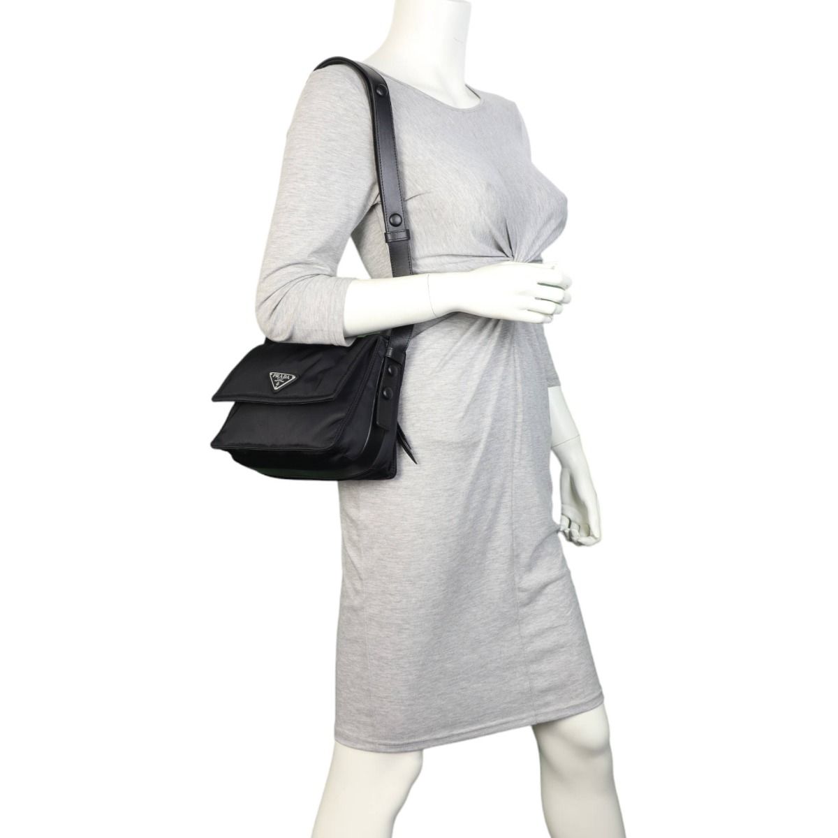 Prada invites shoulder bag hot sale