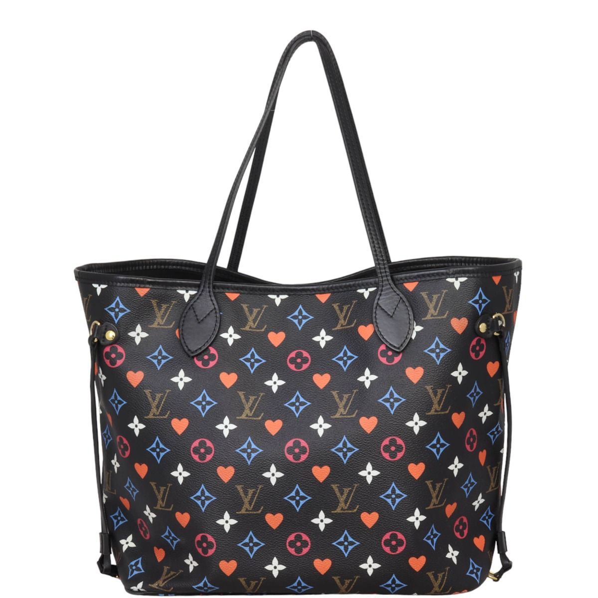 Louis vuitton neverfull black checkered outlet